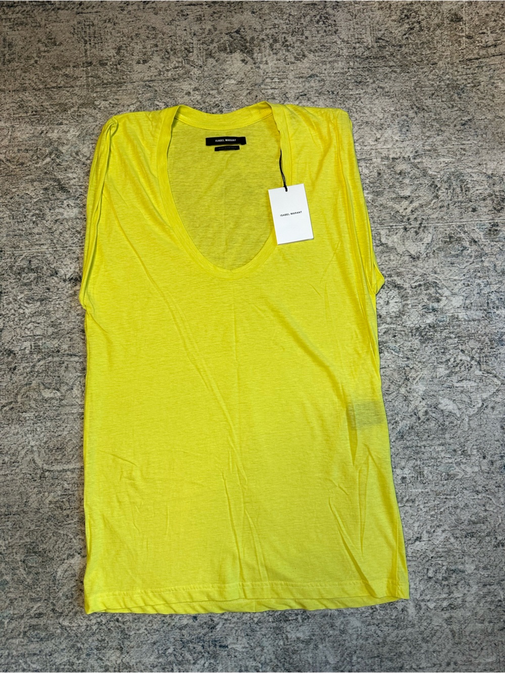 Isabel Marant Maik Tee Shirt Yellow